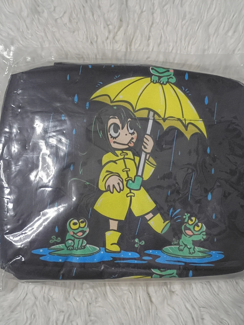 NWT Anime Cute Rainy Day Cartoon Lunch Bag